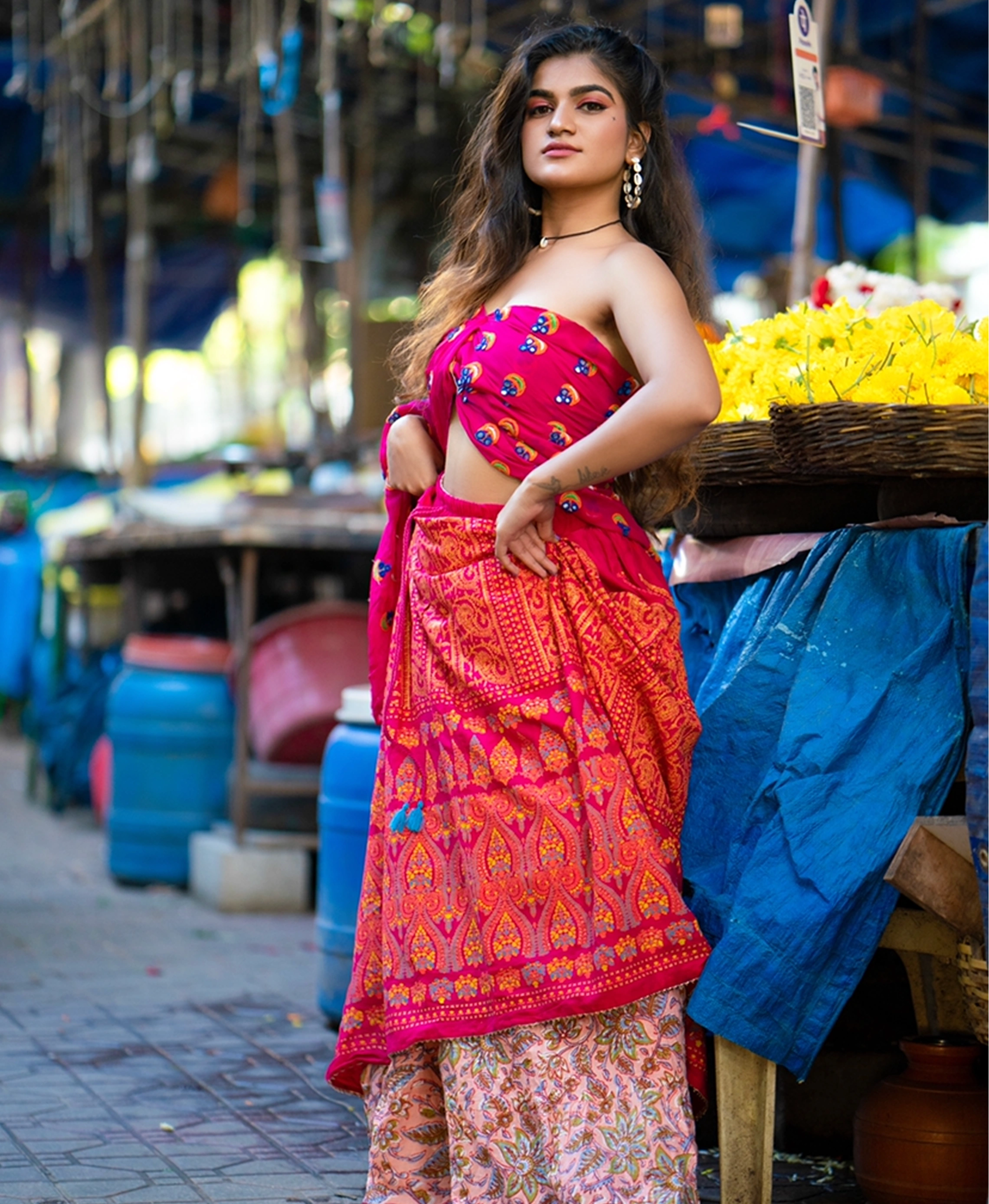 The Meera Bohemian Indo-Western Lehenga Choli